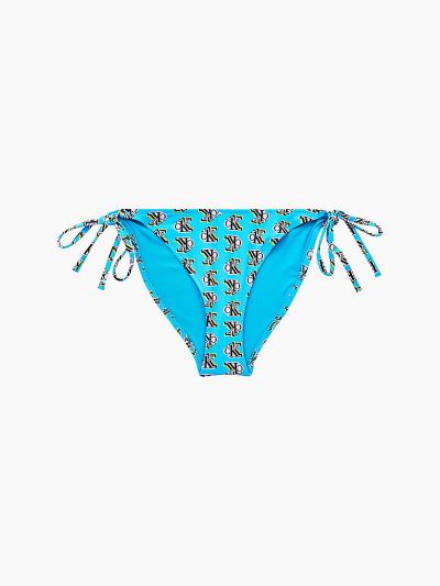 Calvin Klein Fürdőruha HU689538 | Calvin Klein CK OneTie Side Női Bikini Alsó Kék